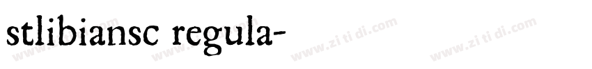 stlibiansc regula字体转换